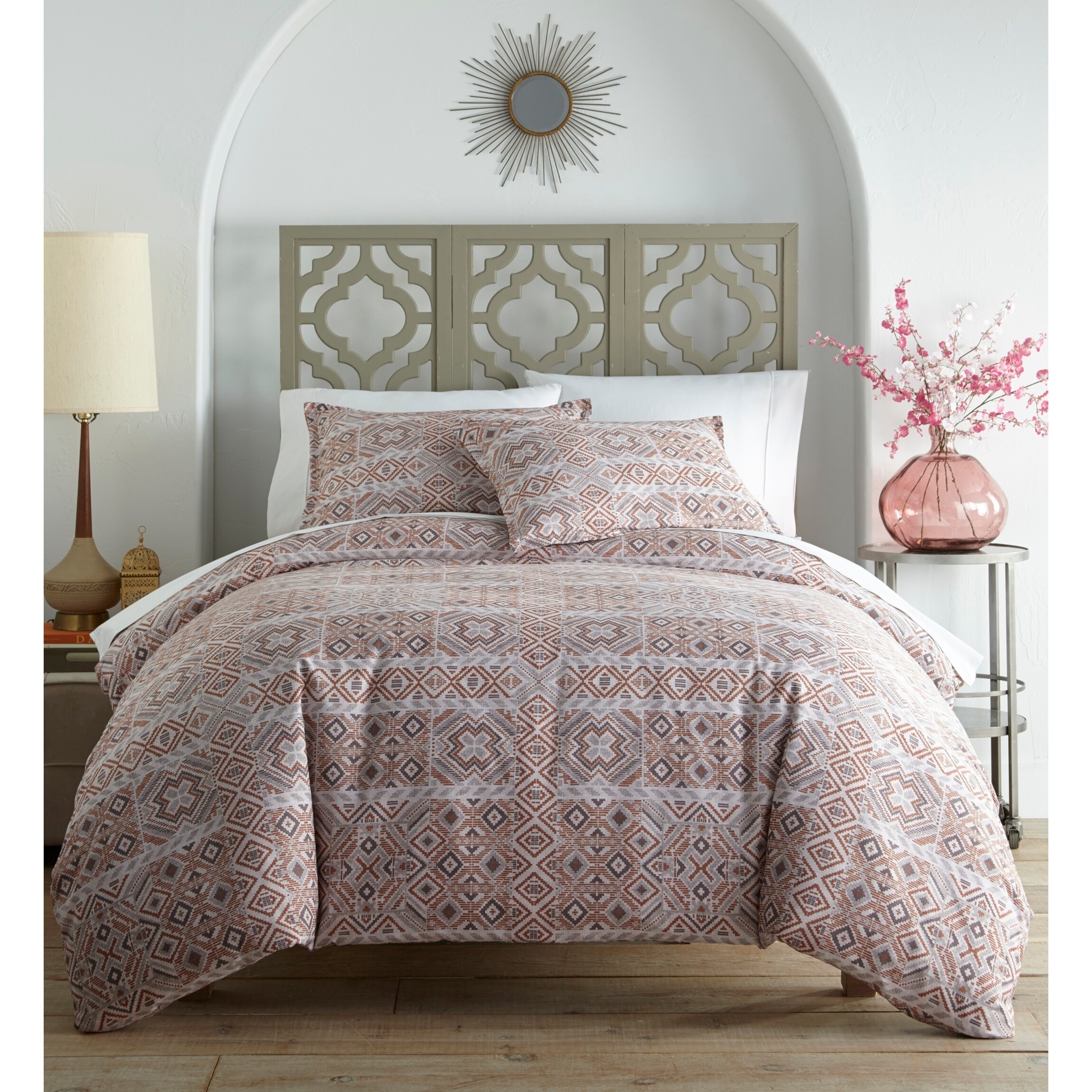 Shop Azalea Skye Chennai Orange Comforter Set Free Shipping
