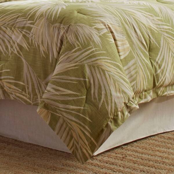 Tommy Bahama Canyon Palms Green Cotton Comforter Set - Bed Bath