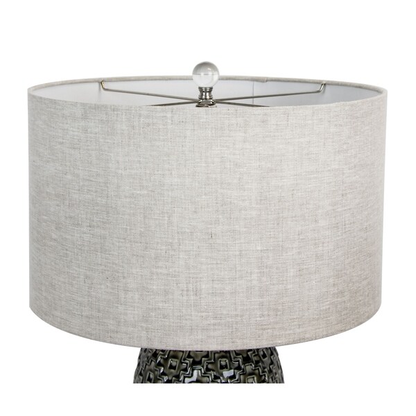 woven table lamp