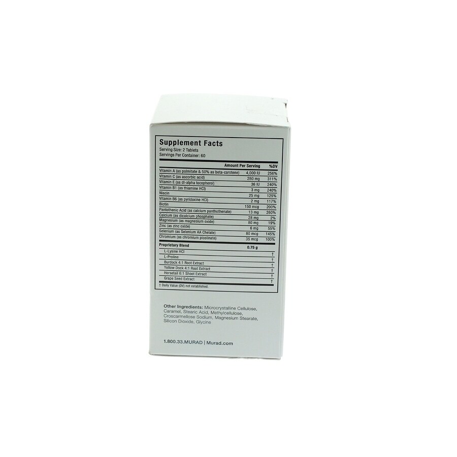 Murad Pure Skin Clarifying Dietary Supplement 120 Tablets On Sale Overstock 29153467