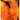 Orange LED Light String Set of 70 Lights C6
