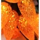 preview thumbnail 1 of 0, Orange LED Light String Set of 70 Lights C6