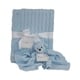 preview thumbnail 2 of 9, Cable Knit Baby Blanket Gift Set