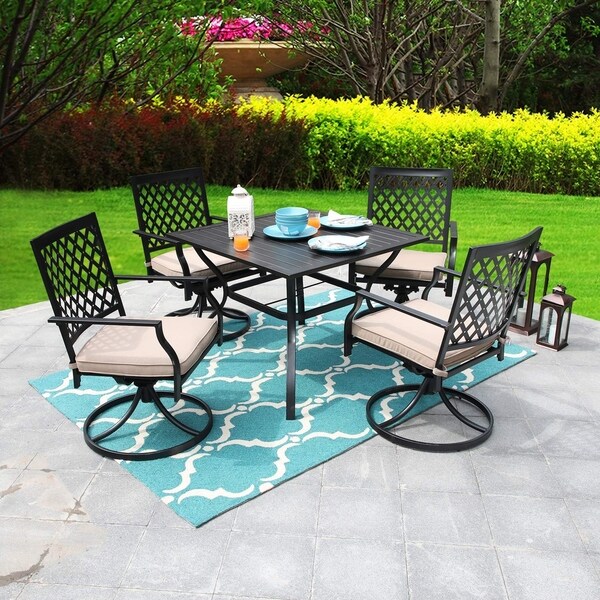 Shop Havenside Home Viewmont 5-piece Outdoor Dining Set ...