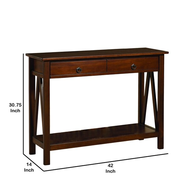 14 inch console table