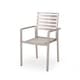 preview thumbnail 8 of 15, Cape Coral Outdoor Modern 6 Seater Aluminum Dining Set with Wicker Table Top by Christopher Knight Home