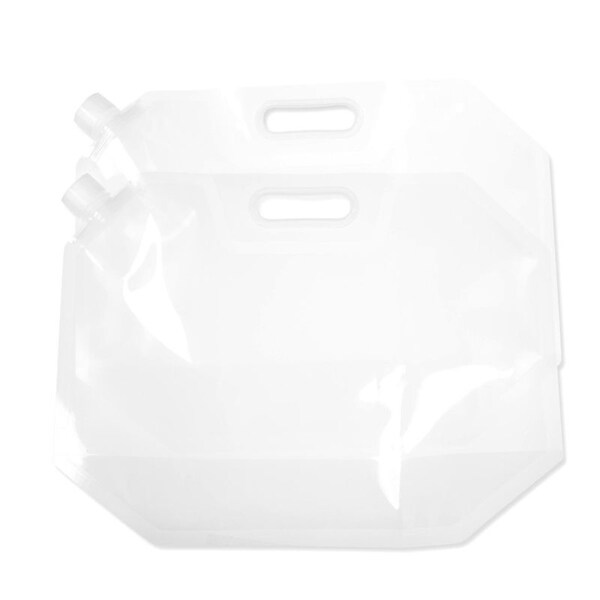 Buy SYGA Foldable Water Container Bag Outdoor Water Bag- Water Pouch with  Valve Transparent 5000 ml Bottle Online at Best Prices in India - Sports &  Fitness | Flipkart.com