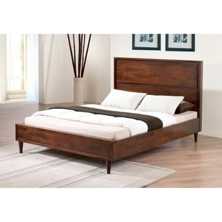 Strick & Bolton Vilas Platform Full Size Mid-century Style Bed - Bed ...