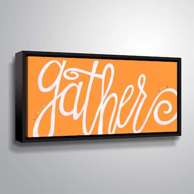 ArtWall Gather Gallery Wrapped Floater-framed Canvas