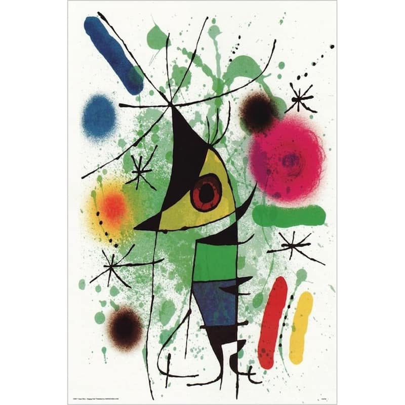 CANVAS The Singing Fish by Joan Miro - 36x24