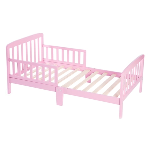wooden girls bed