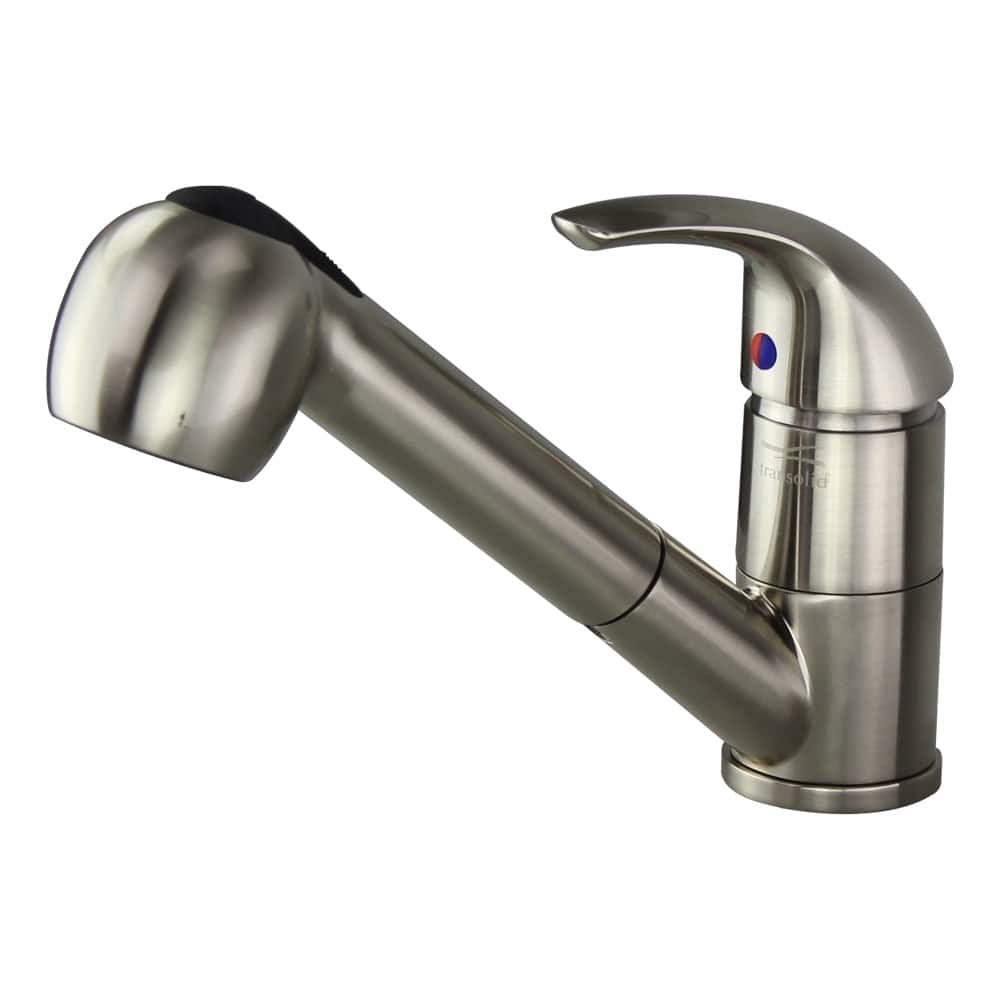 Transolid Beckett Pull Out Kitchen Faucet with Single Handle - 2.13" x 7.09" x 7"