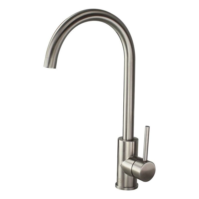 Transolid Cameron Kitchen Faucet with Single Handle with Deck Plate - 2.13" x 8.27" x 15.16"