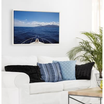 DesignOvation Sylvie Sailing Framed Canvas By Matthew Meyer