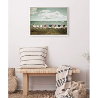 DesignOvation Sylvie Door County Framed Canvas By F2 Images