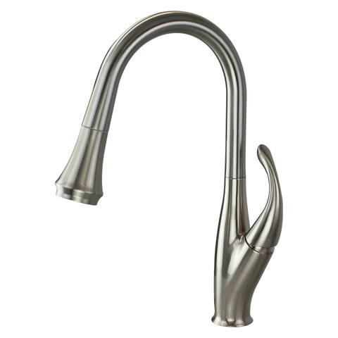 Transolid Layla 1.8GPM Pull Out Kitchen Faucet with Single Handle - 2.31" x 11" x 17.69"
