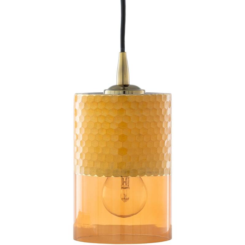 Artistic Weavers Faxin Eclectic Translucent 1-light Pendant - 12" x 16.5" x 16.5"
