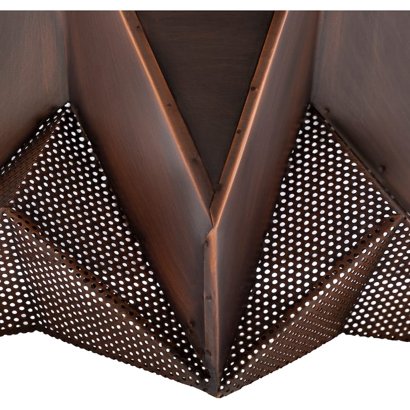 Neola Antiqued Mid-Century Modern 1-light Pendant