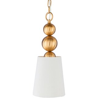Artistic Weavers Lubsy Shaded Spherical Glam 1-light Pendant - 10" x 11.5" x 11.5"