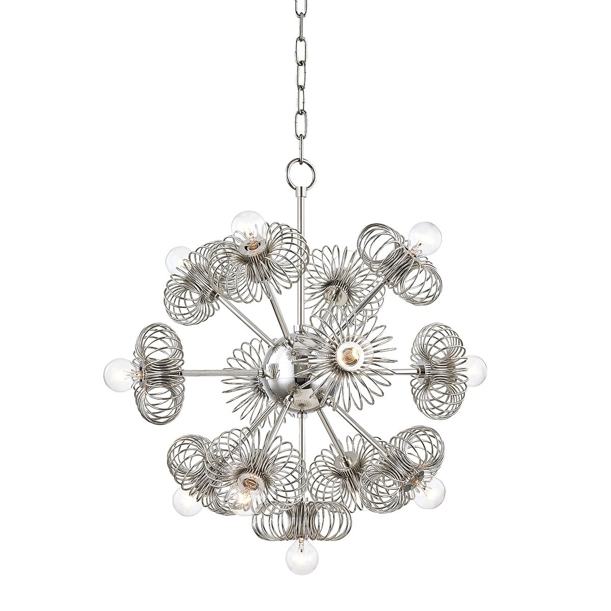 Serena 3-light Polished Nickel Chandelier - Chandeliers For Bedrooms by Overstock.com