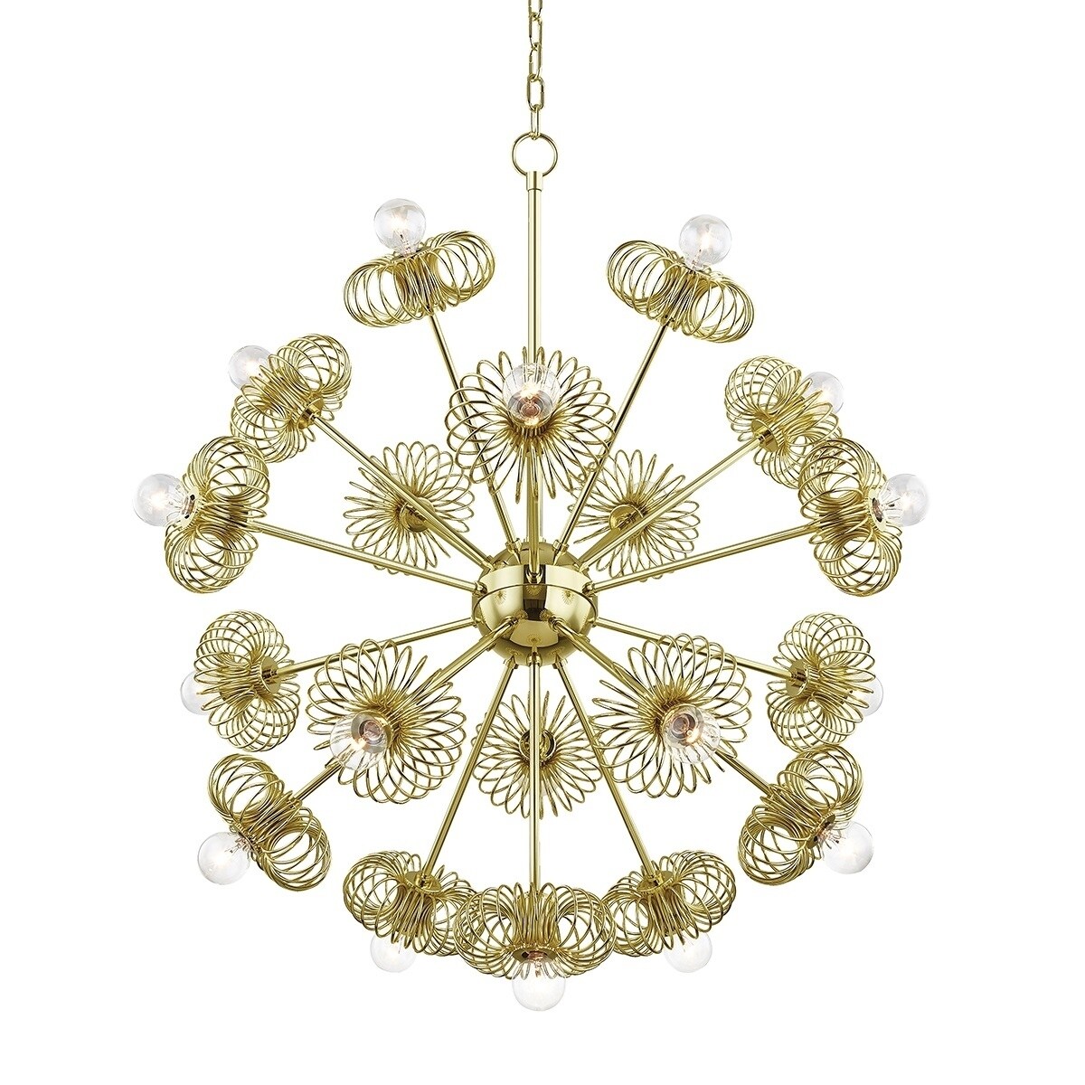 Serena 9-light Polished Brass Chandelier - Chandeliers For Bedrooms by Overstock.com