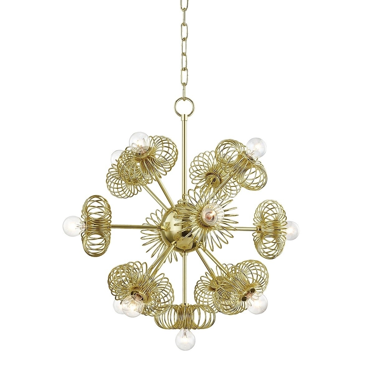 Serena 3-light Polished Brass Chandelier - Chandeliers For Bedrooms by Overstock.com
