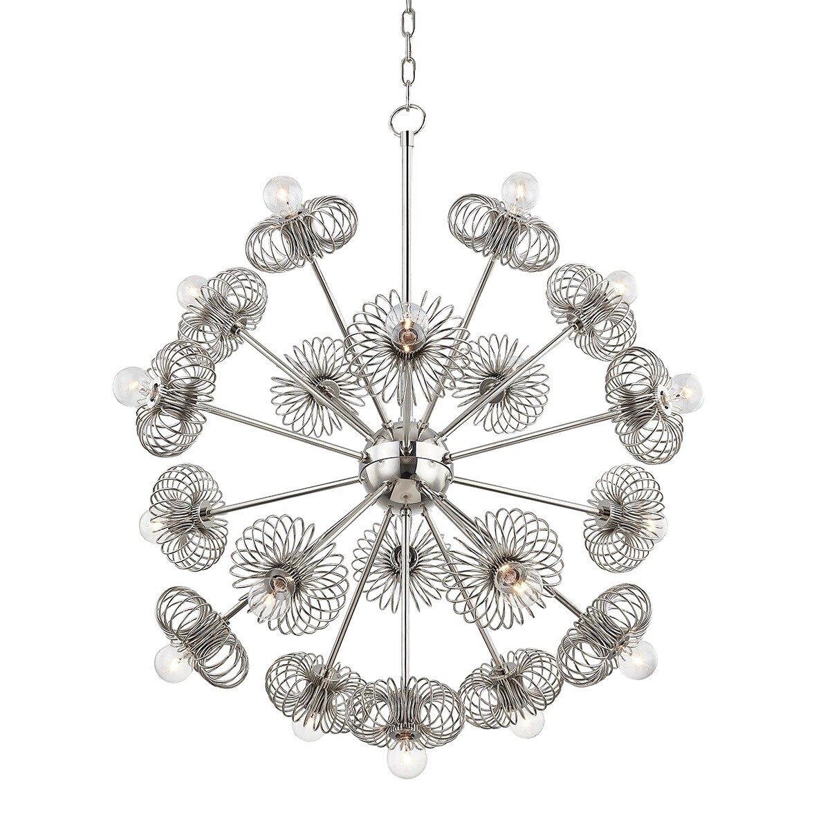 Serena 9-light Polished Nickel Chandelier - Chandeliers For Bedrooms by Overstock.com