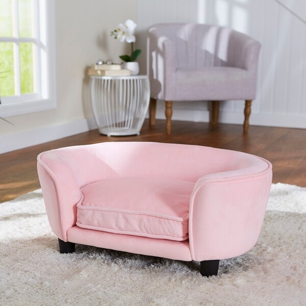 pink pet sofa