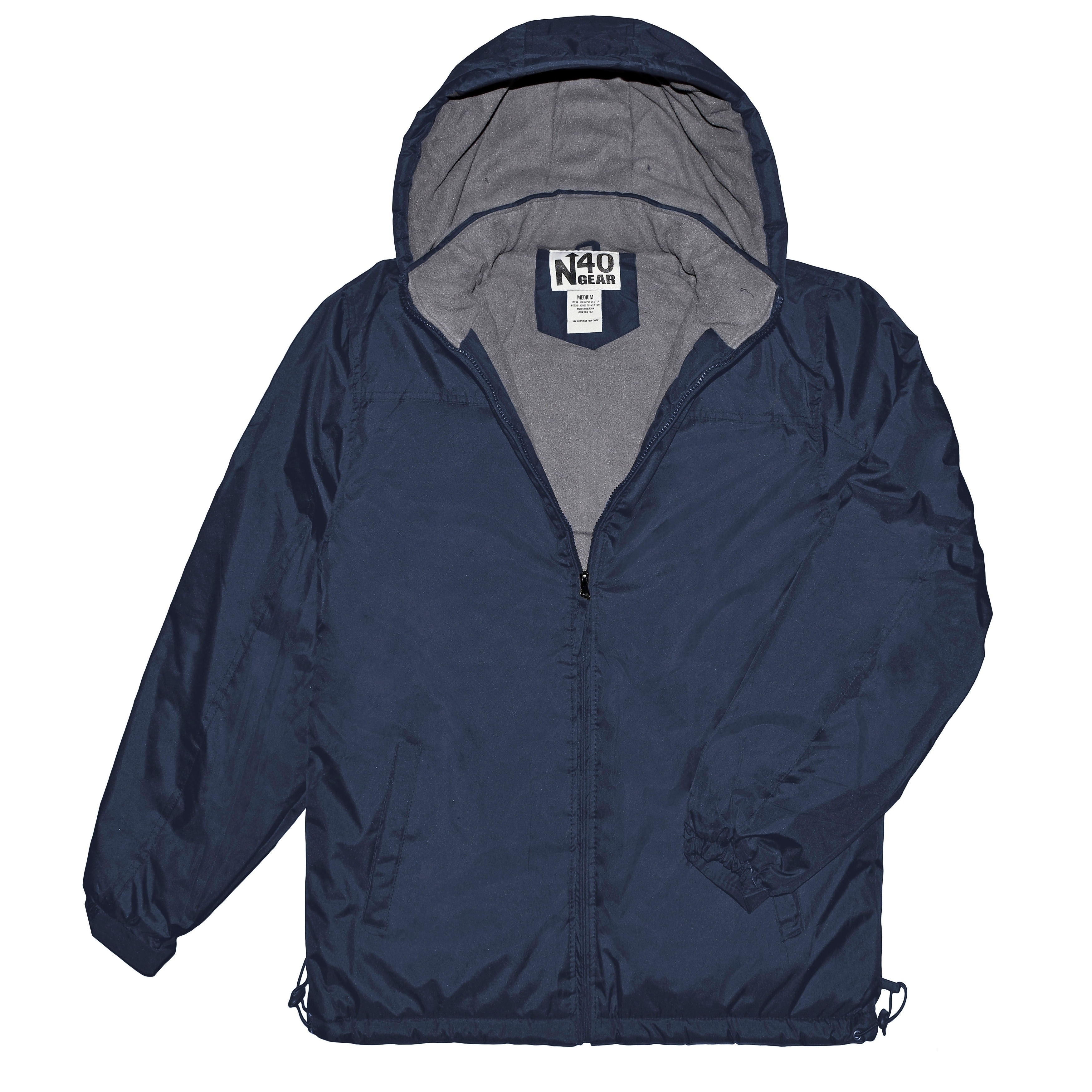 fleece lined sweatshirt jacket