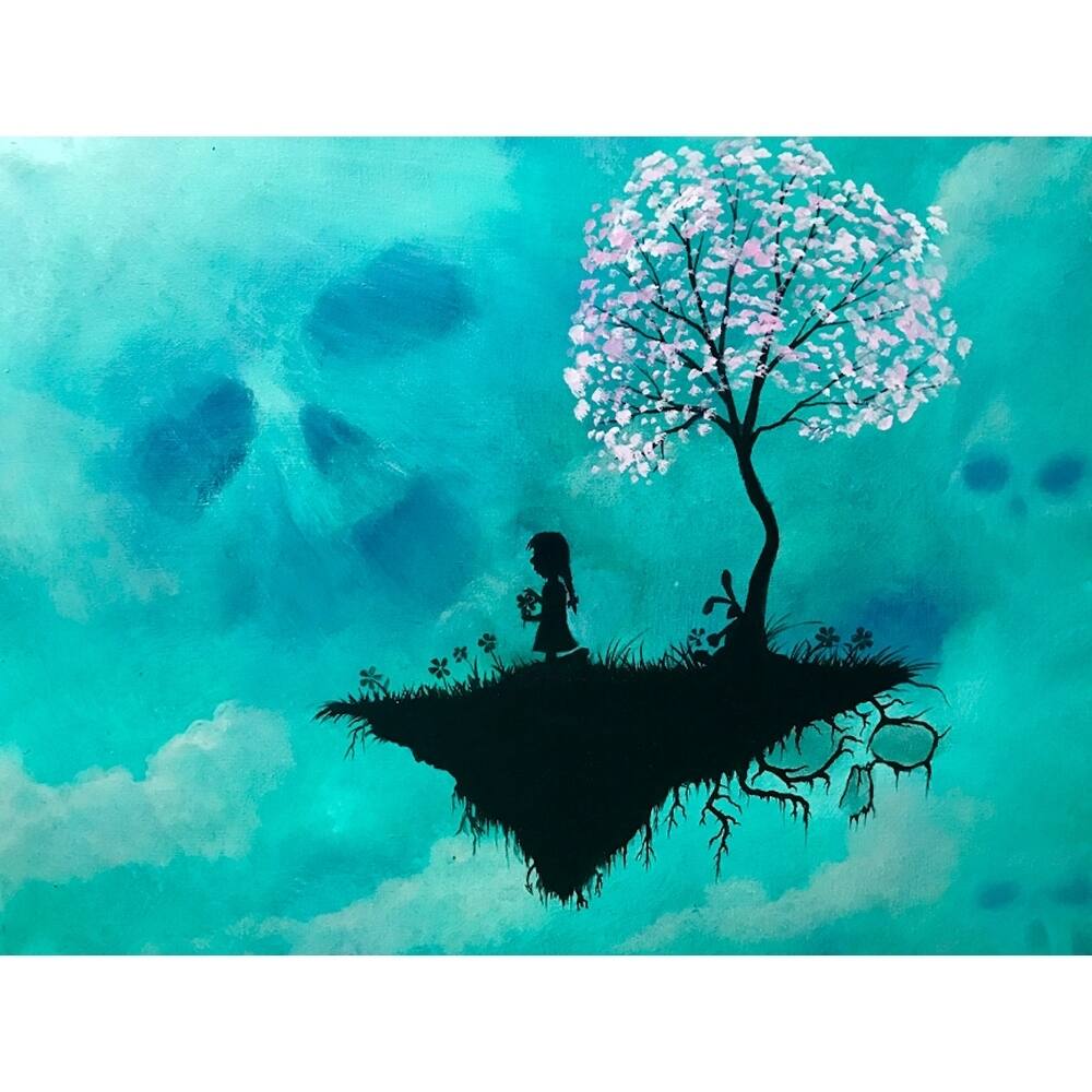 CANVAS Mystery Girl by Ed Capeau Acrylic Art Painting Reproduction