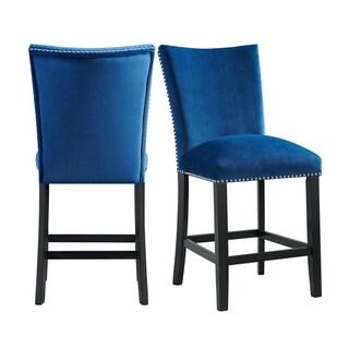 Picket House Furnishings Celine Velvet Counter Height Chair Set