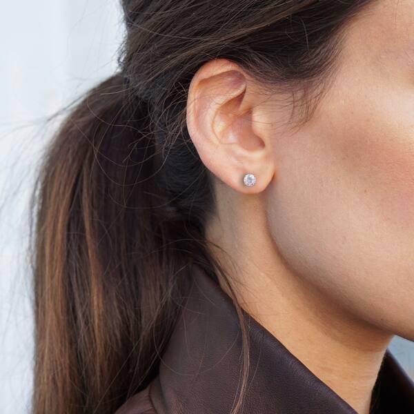De Couer 1 Ct Tw Diamond Stud Earring 14kt Gold Ij Color I2i3 Clarity 1carat Overstock 29160631