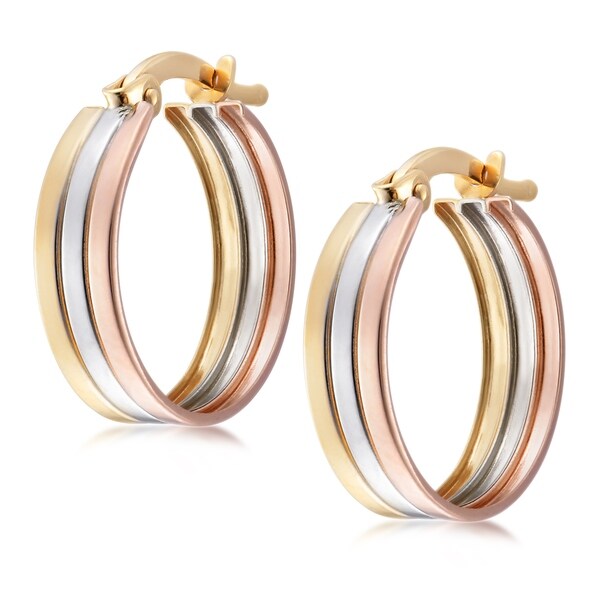 latest hoop earrings in gold