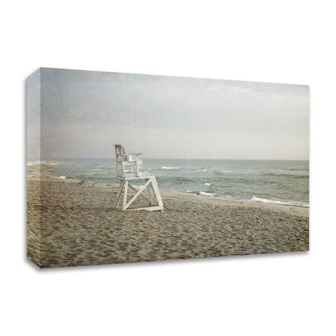 Lifeguard Chair at Dawn by Brooke T. Ryan , Print on Canvas, 24" x 16", Ready to Hang