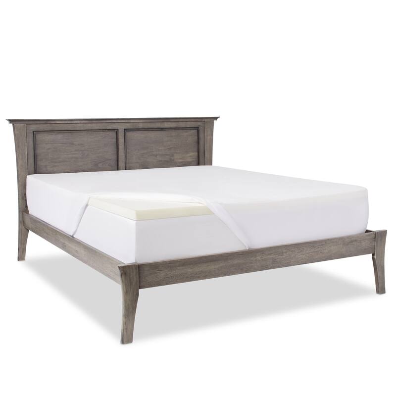 Linenspa Essentials 2 Inch Foam Mattress Topper with Premium Mattress Protector Set