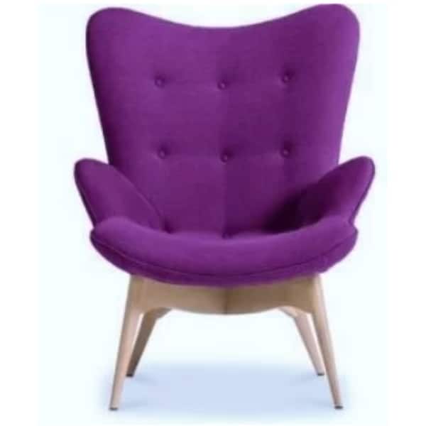 Arm Lounge Chair - Purple