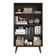 Novogratz Brittany Walnut 4 Shelf Bookcase - Thumbnail 0