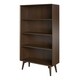Novogratz Brittany Walnut 4 Shelf Bookcase - Thumbnail 12