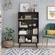 Novogratz Brittany Walnut 4 Shelf Bookcase - Thumbnail 9