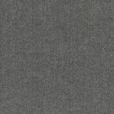 4urFloor 18"X18" Ribbed Carpet Tile Sky Gray (36sqft)