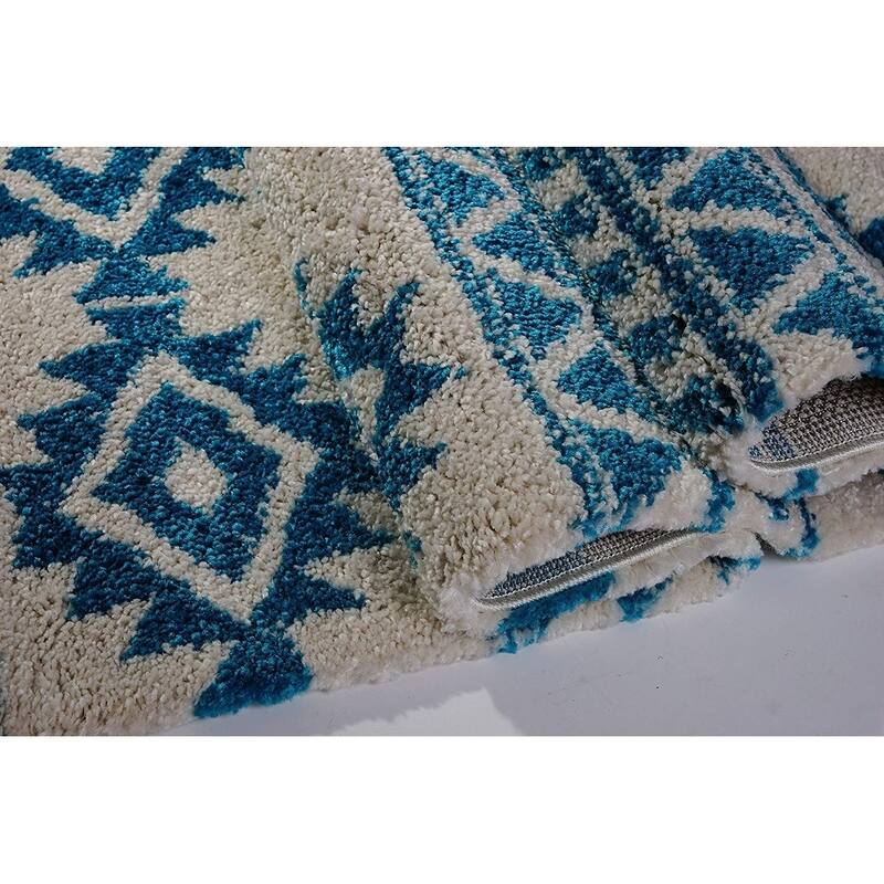 LaDole Rugs Shaggy Soft Area Rug Carpet Tapis For Living Room Bedroom