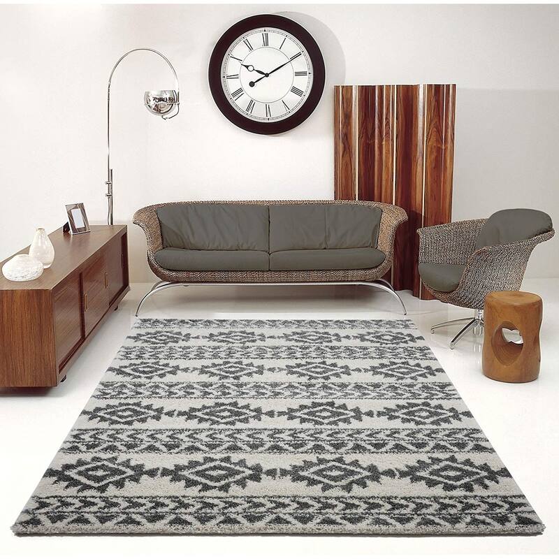 LaDole Rugs Shaggy Soft Area Rug Carpet Tapis For Living Room Bedroom