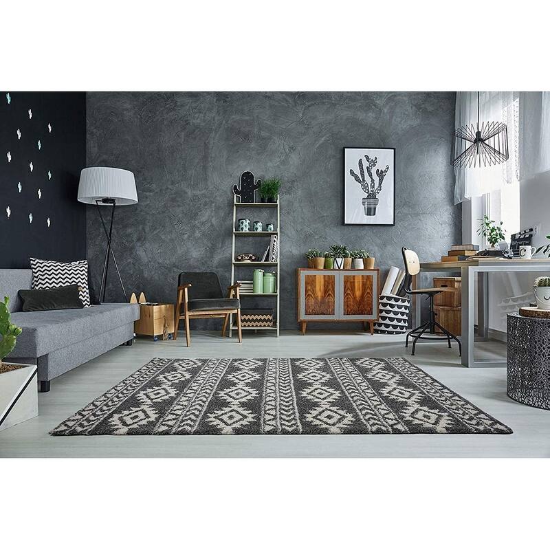 LaDole Rugs Shaggy Soft Area Rug Carpet Tapis For Living Room Bedroom