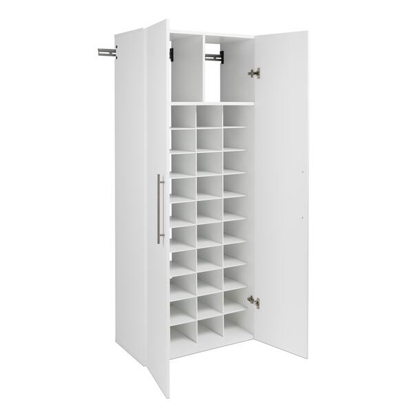 Shop Prepac 30 W X 72 H X 16 D Hangups Shoe Storage 30 W X 72 H X 16 D 30 W X 72 H X 16 D Overstock 29163692