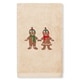 preview thumbnail 5 of 4, Authentic Hotel and Spa Christmas Gingerbread Embroidered Luxury 100% Turkish Cotton Hand Towel Sand