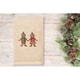 preview thumbnail 2 of 4, Authentic Hotel and Spa Christmas Gingerbread Embroidered Luxury 100% Turkish Cotton Hand Towel