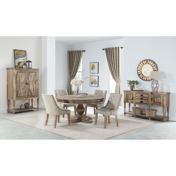 Whitaker Austin Round 5 Pc Dining Set, Acacia