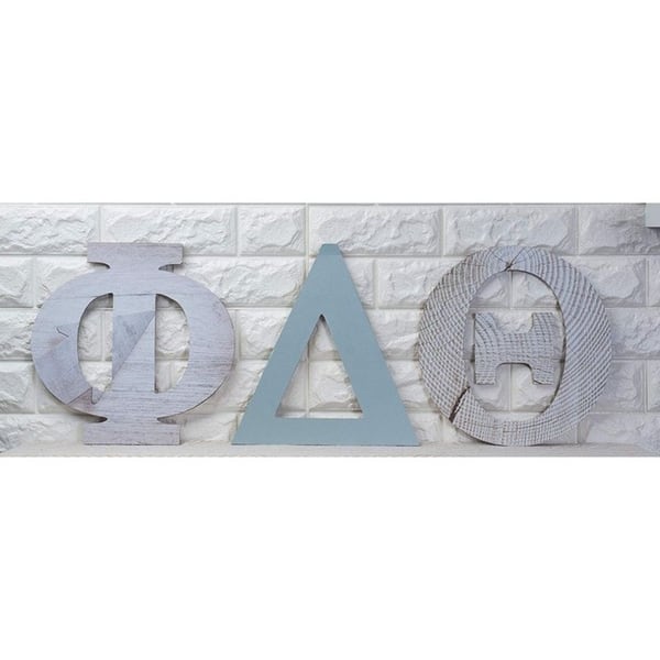 Greek Letter A Alpha Symbol Unfinished Wood Letters 6 Inch Tall Paintable  MDF 