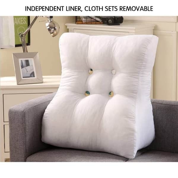 Shop Wowmax Back Rest Wedge Pillow Bed Sofa Support Daybed Decor