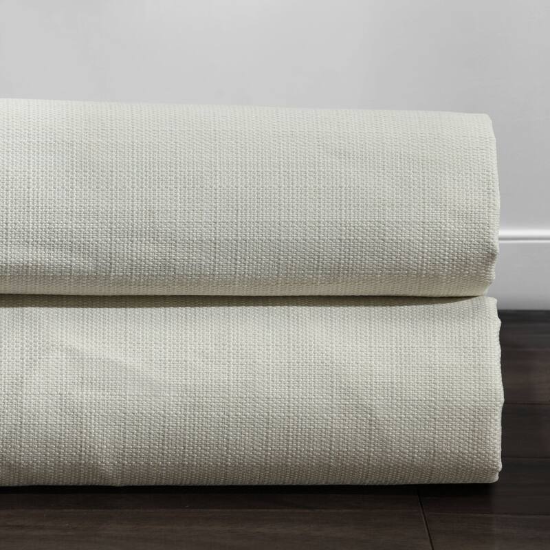 Exclusive Fabrics Italian Textured Faux Linen Insulated Thermal Blackout Curtain (1 Panel) - Premium Texture, Luxurious Elegance